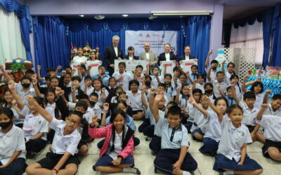 “A money x Teijin บัดดี้ชวนส่งต่อขวด PET เปลี่ยนเป็นเสื้อให้น้อง ปีที่ 5”